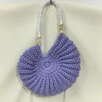 CREATIVE CONCH SHAPE CROCHET SHOULDER BAG Test