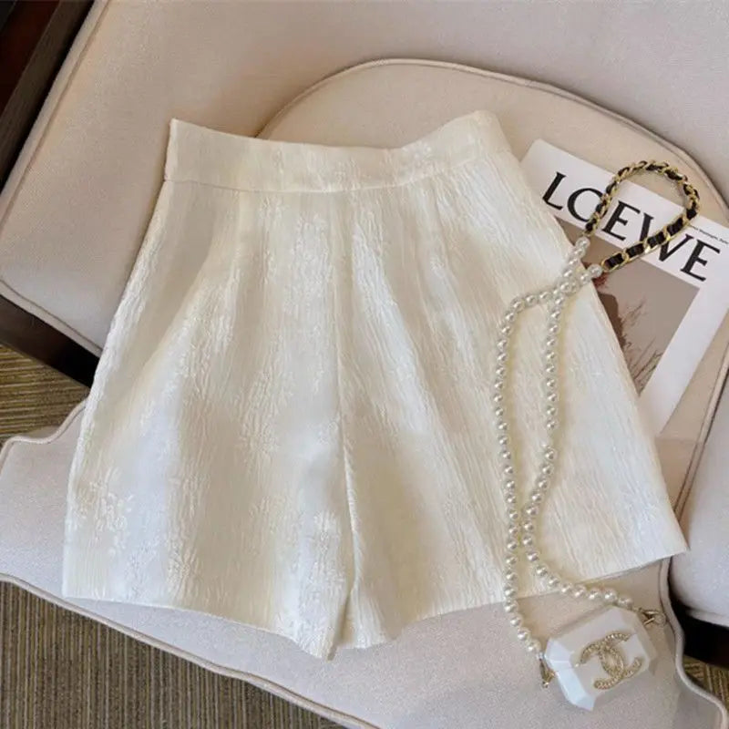 RETRO JACQUARD SUMMER SHORTS