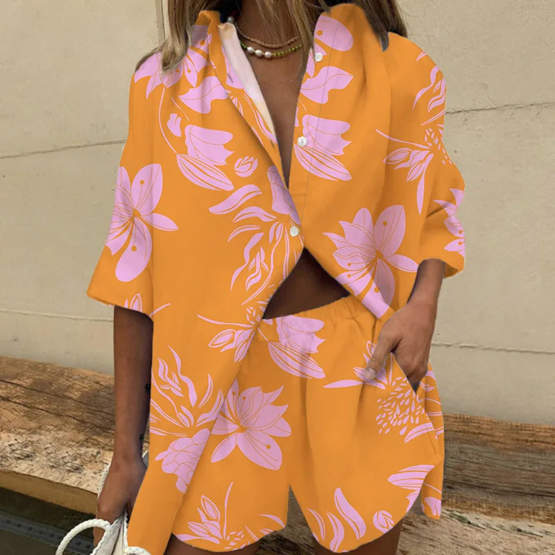 2-PIECE CASUAL PRINTED SUMMER SET