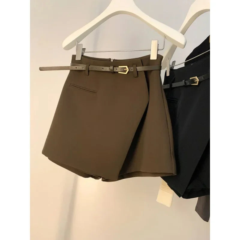 ASYMMETRISCHE ROK MET HOGE TAILLE