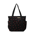 STRAWBERRY CORDUROY ZIPPER SHOULDER BAG SOLELII