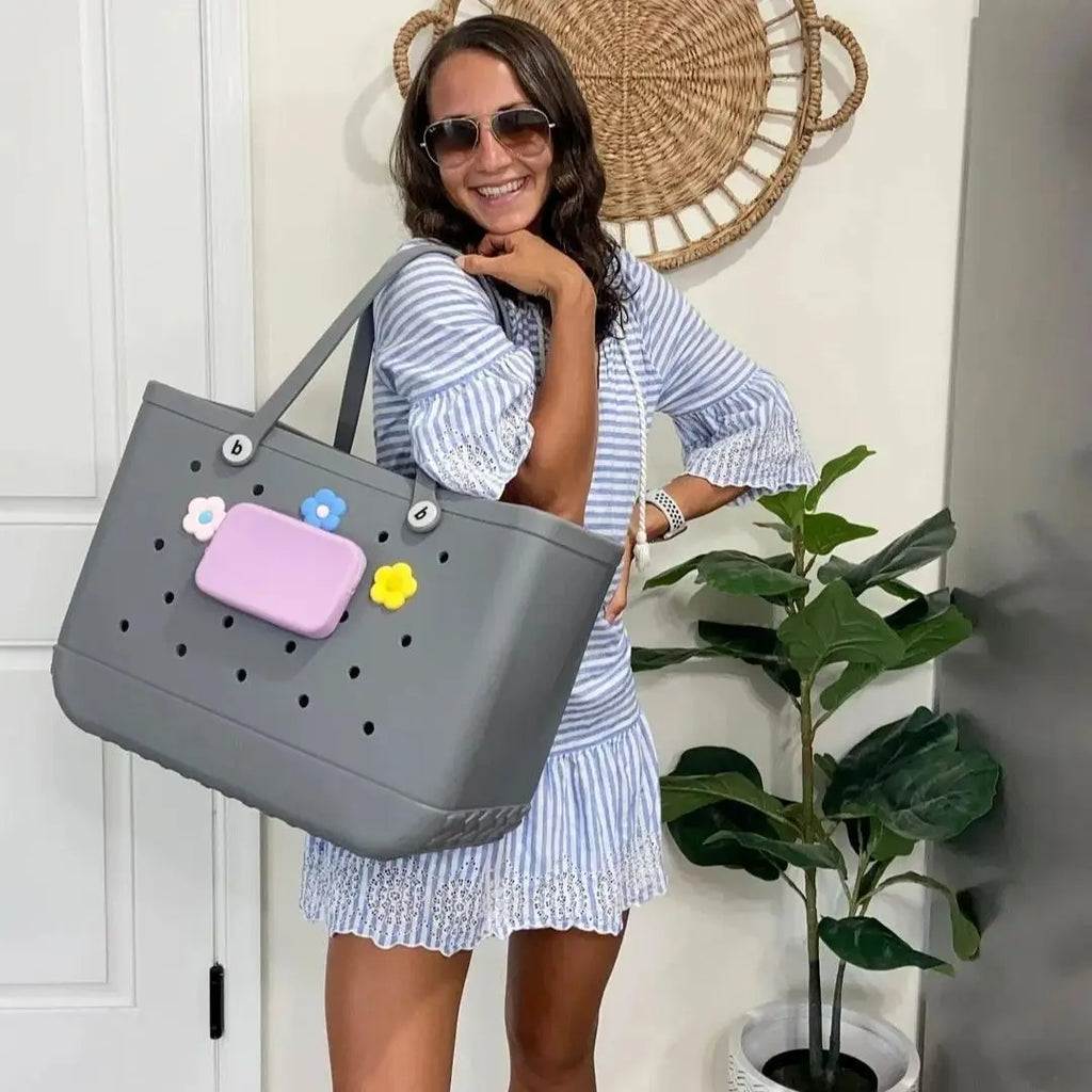 WATERPROOF EVA BEACH BASKET TOTE