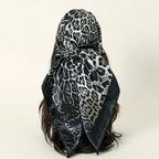 SATIN PRINT MULTIFUNCTIONAL SQUARE SCARF Test