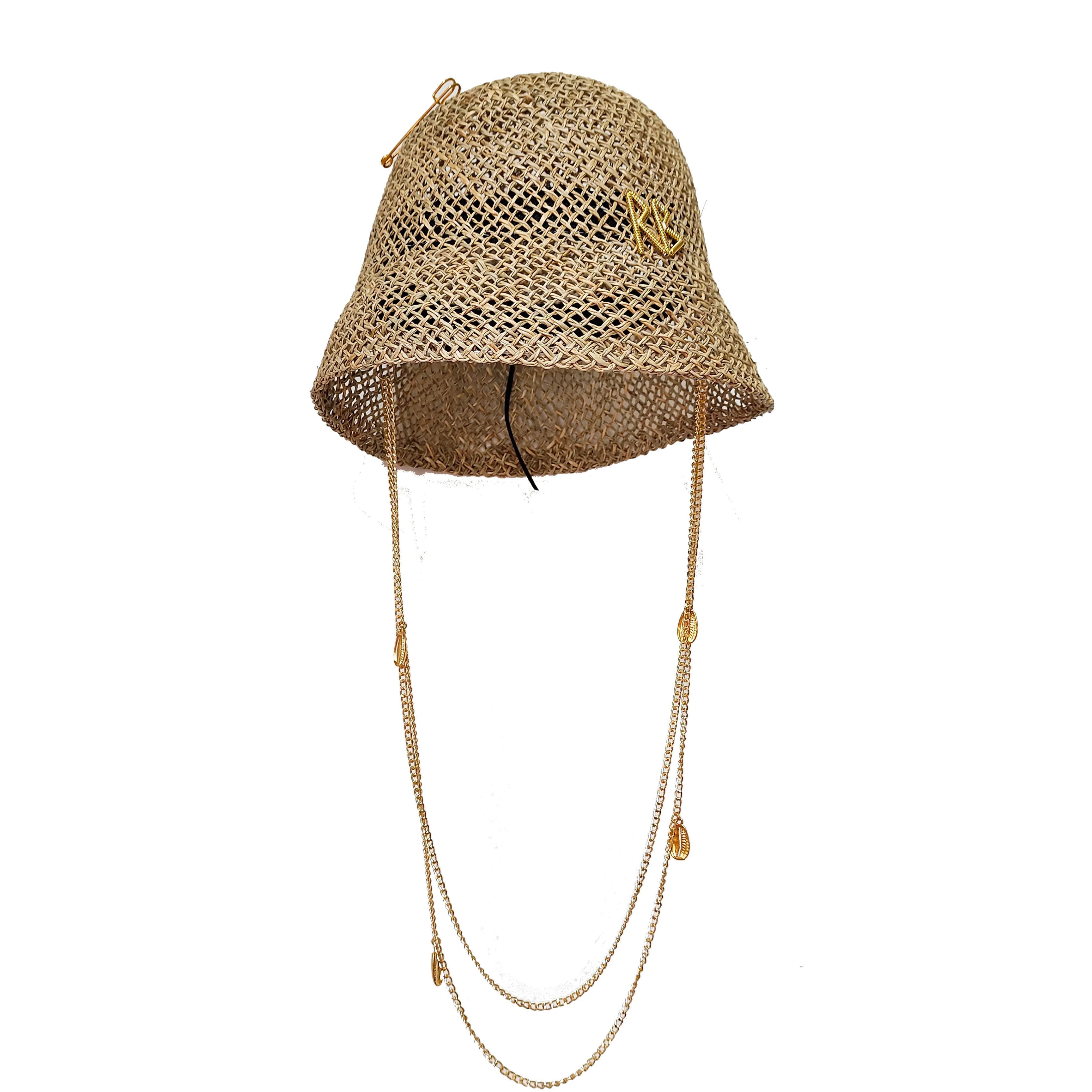 HEPBURN STYLE STRAW SUMMER HAT