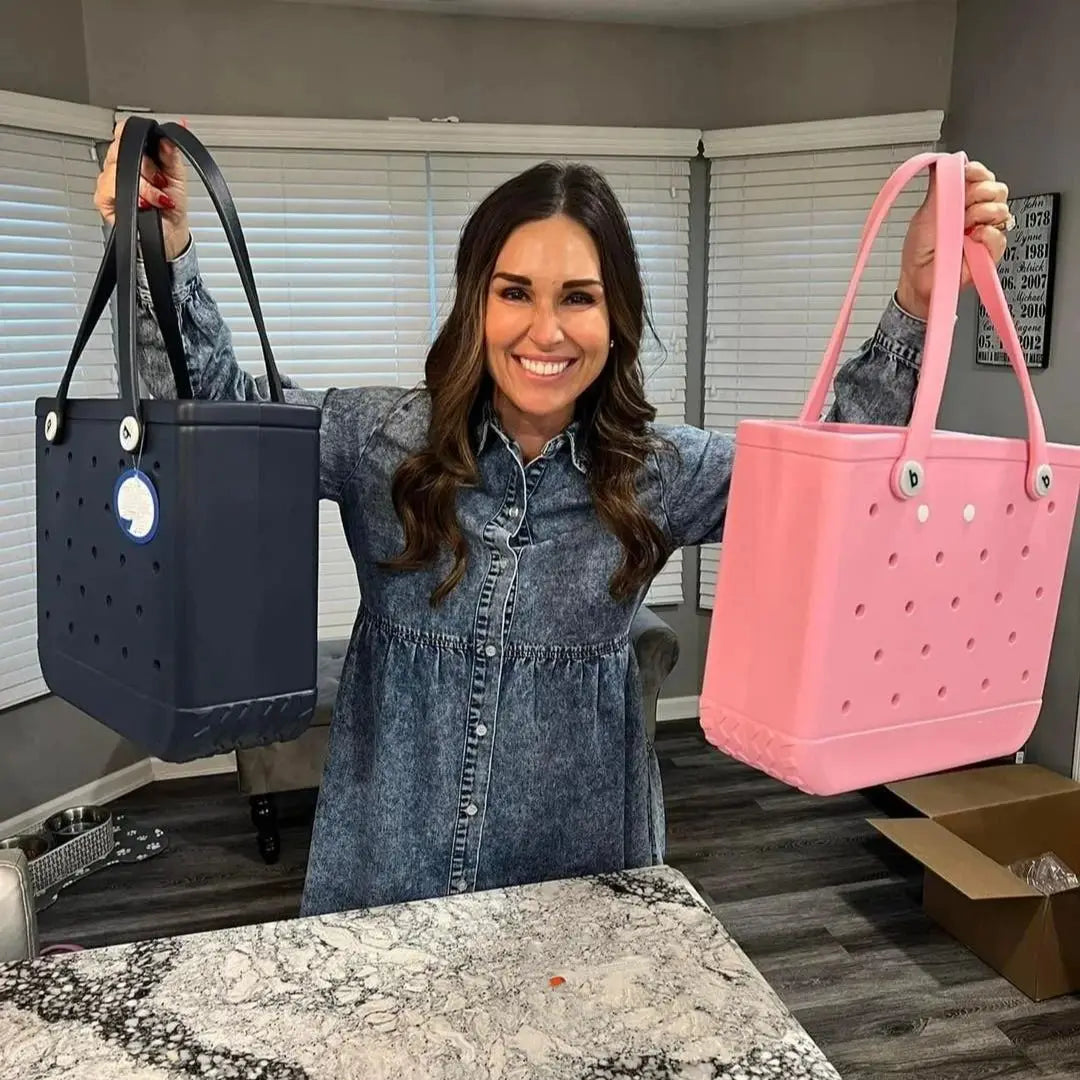 WATERPROOF EVA BEACH BASKET TOTE