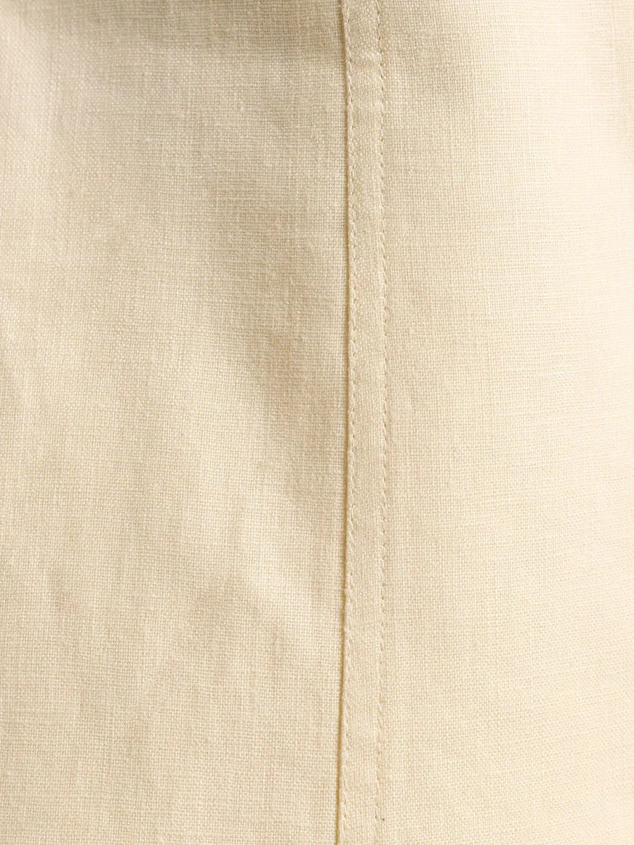 WOLFEEL CASUAL COTTON AND LINEN SET - VEST AND SHORTS