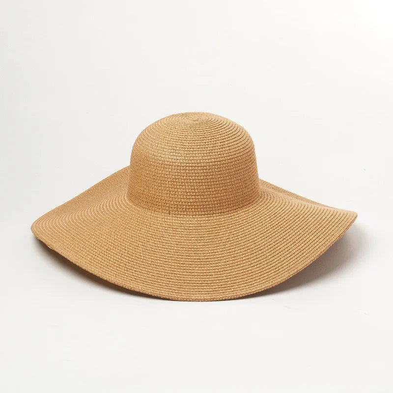 SUMMER OVERSIZED RHINESTONE SUN HAT