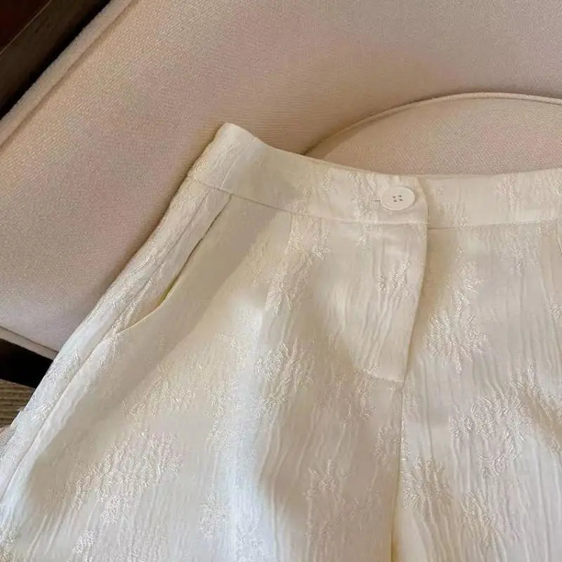 RETRO JACQUARD SUMMER SHORTS
