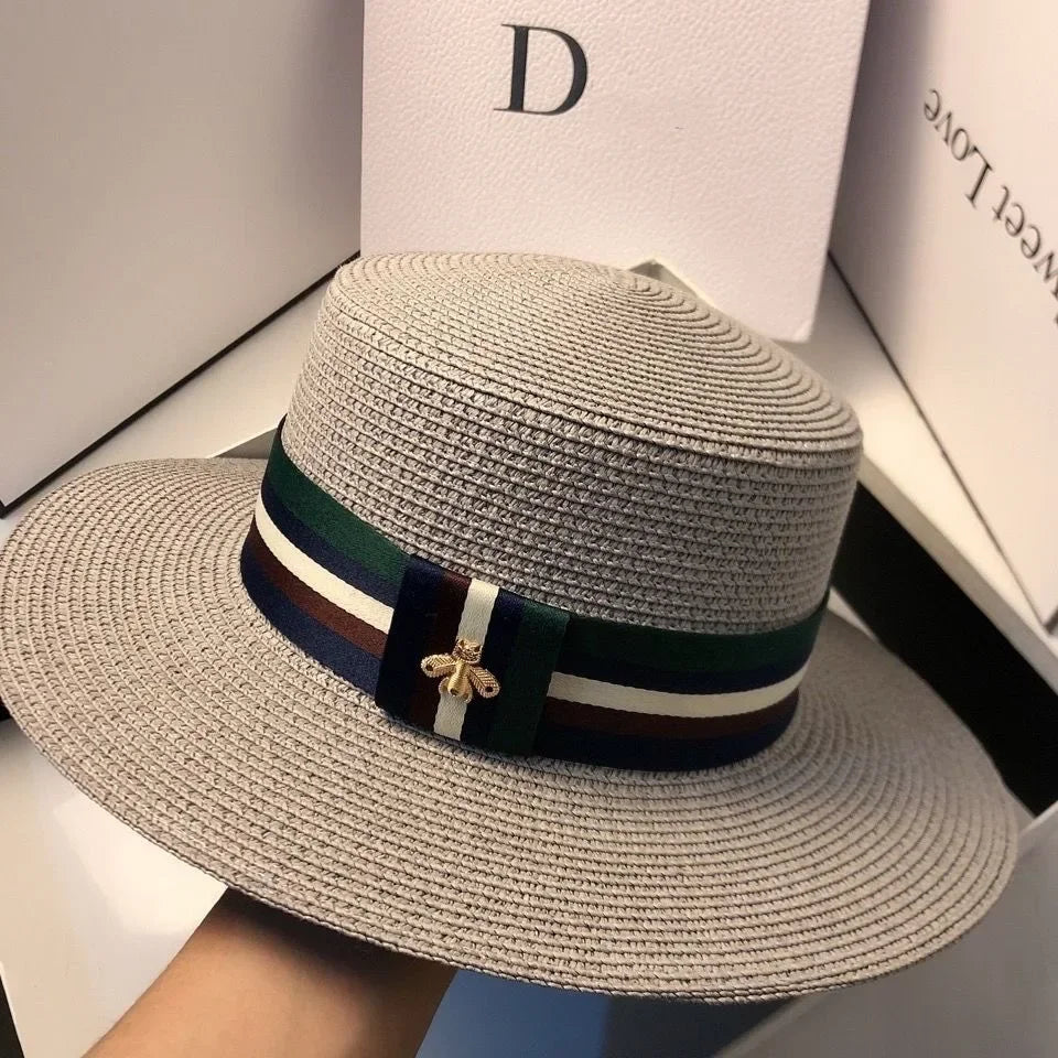 WOMEN STRAW HAT WIDE BRIM