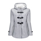 FLEECE HORN BUTTON COAT SOLELII