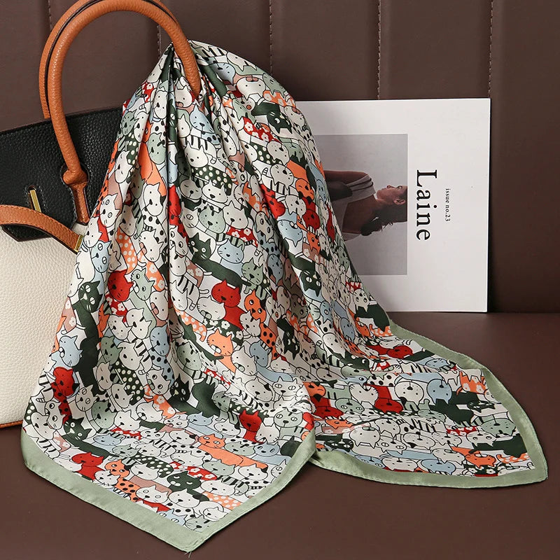 LUXURIOUS PRINTED WOMEN'S SCARF