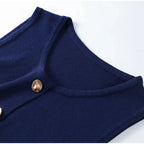 KNIT WAISTCOAT & MIDI SKIRT SET SOLELII