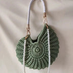 CREATIVE CONCH SHAPE CROCHET SHOULDER BAG Test