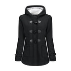FLEECE HORN BUTTON COAT SOLELII