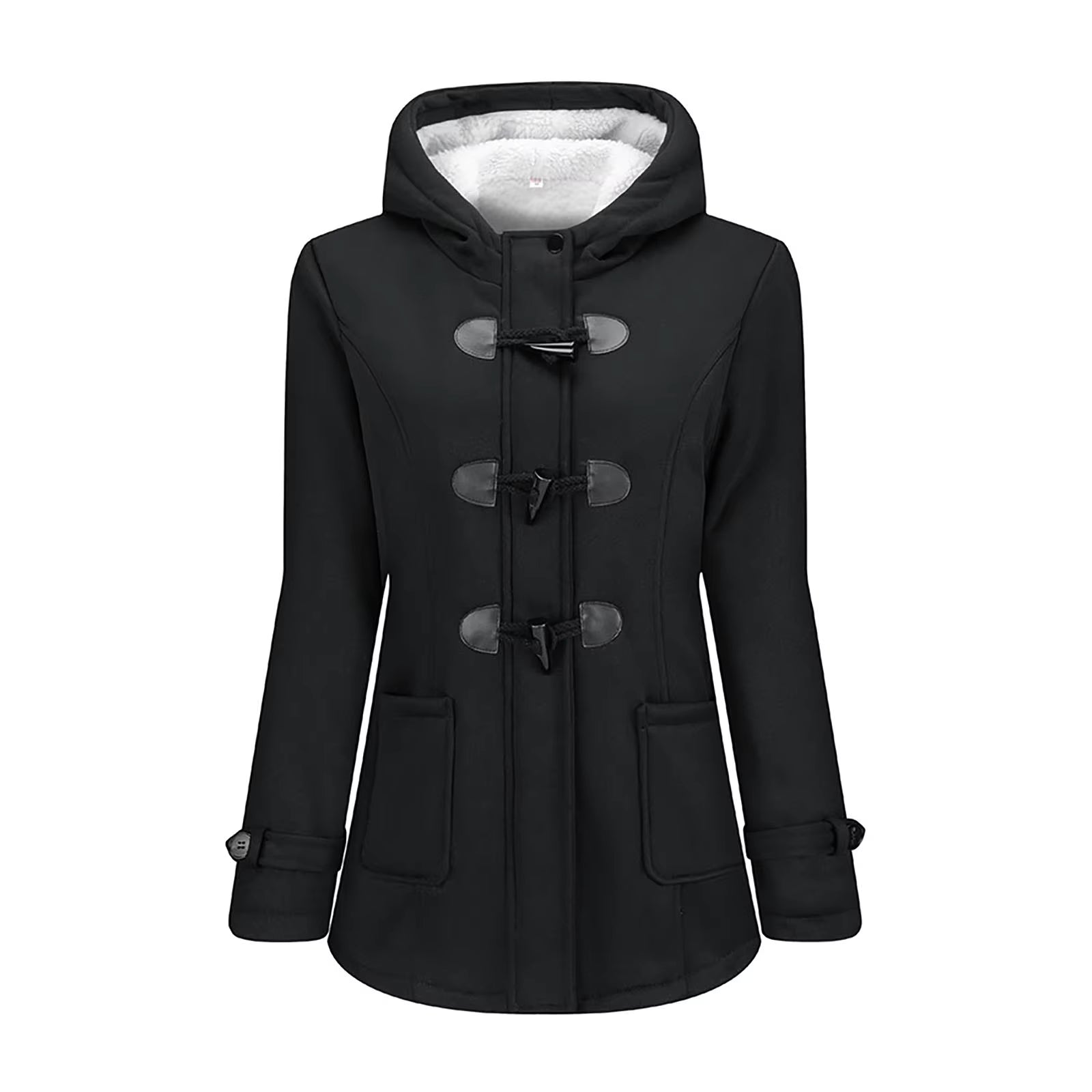 FLEECE HORN BUTTON COAT