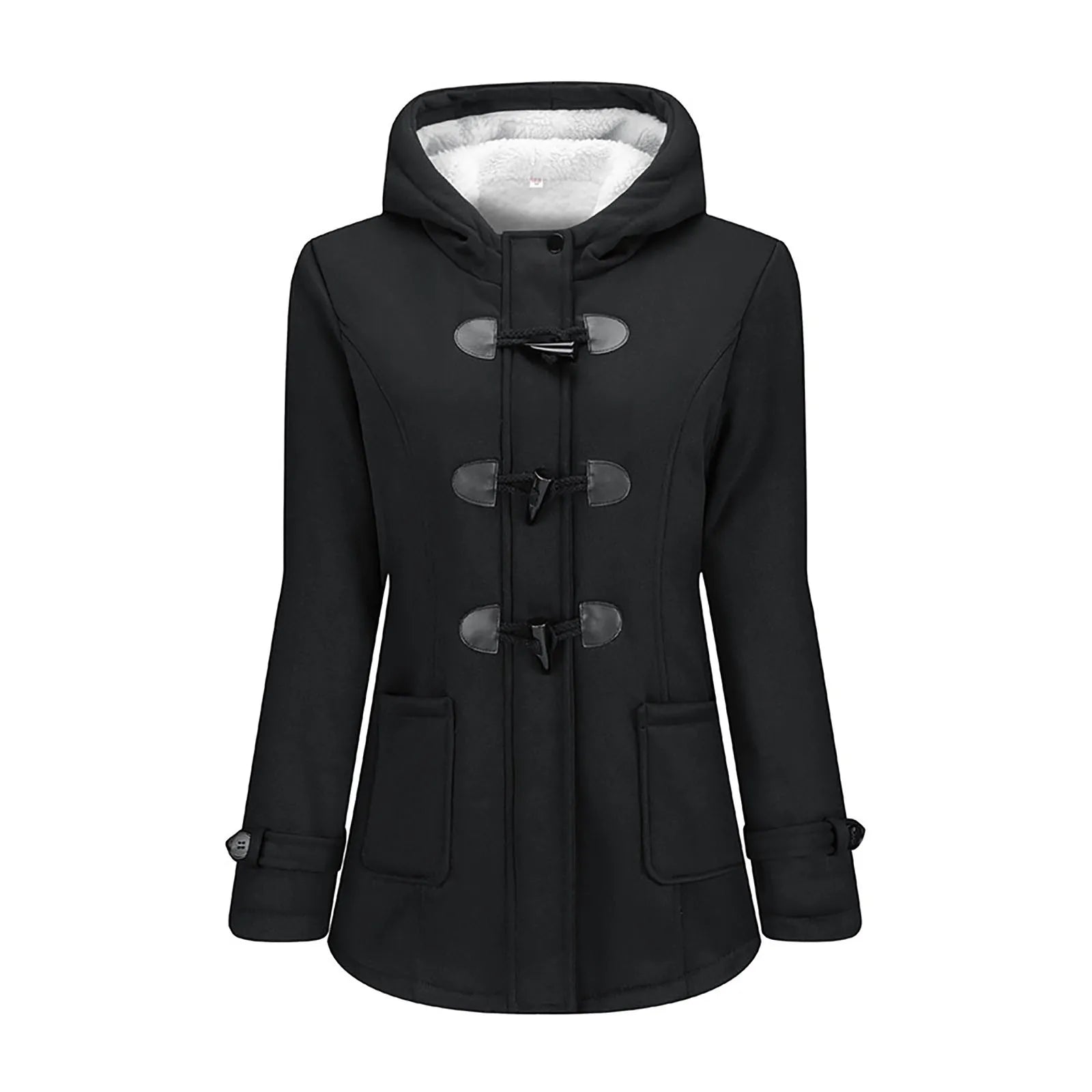 FLEECE HORN BUTTON COAT