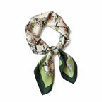 LUXURY PRINT SILK SQUARE SCARF Test
