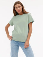 BASIC LOOSE COTTON SUMMER TEE SOLELII