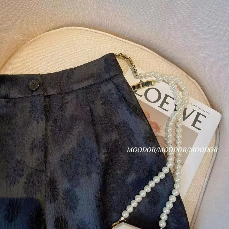 RETRO JACQUARD SUMMER SHORTS