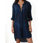 COTTON BEACH TUNICS SEXY DRESS SOLELII