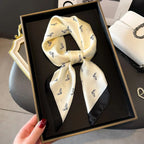 LUXURY CHAIN PRINT SILK-LIKE SCARF Test