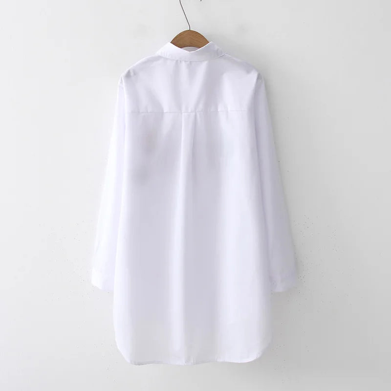 PARIS CASUAL WHITE BUTTON-DOWN SHIRT