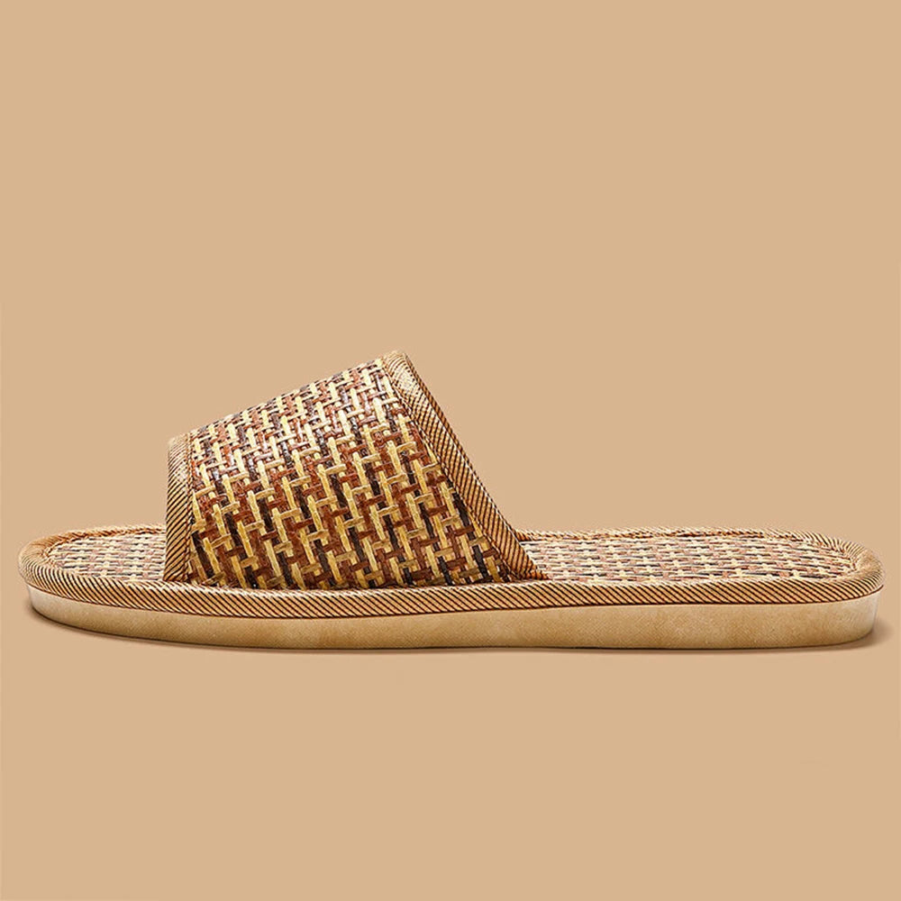 BAMBOO WOVEN SUMMER SLIPPERS