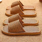 BAMBOO WOVEN SUMMER SLIPPERS SOLELII