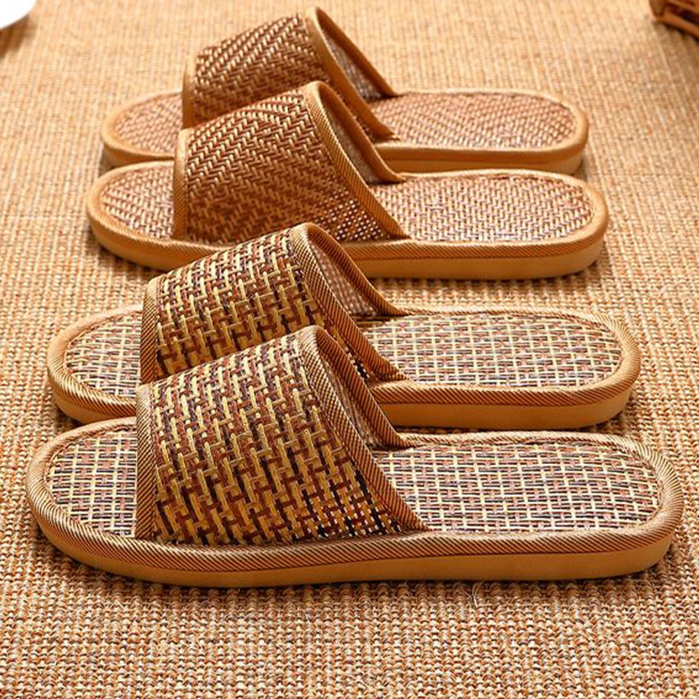 BAMBOO WOVEN SUMMER SLIPPERS