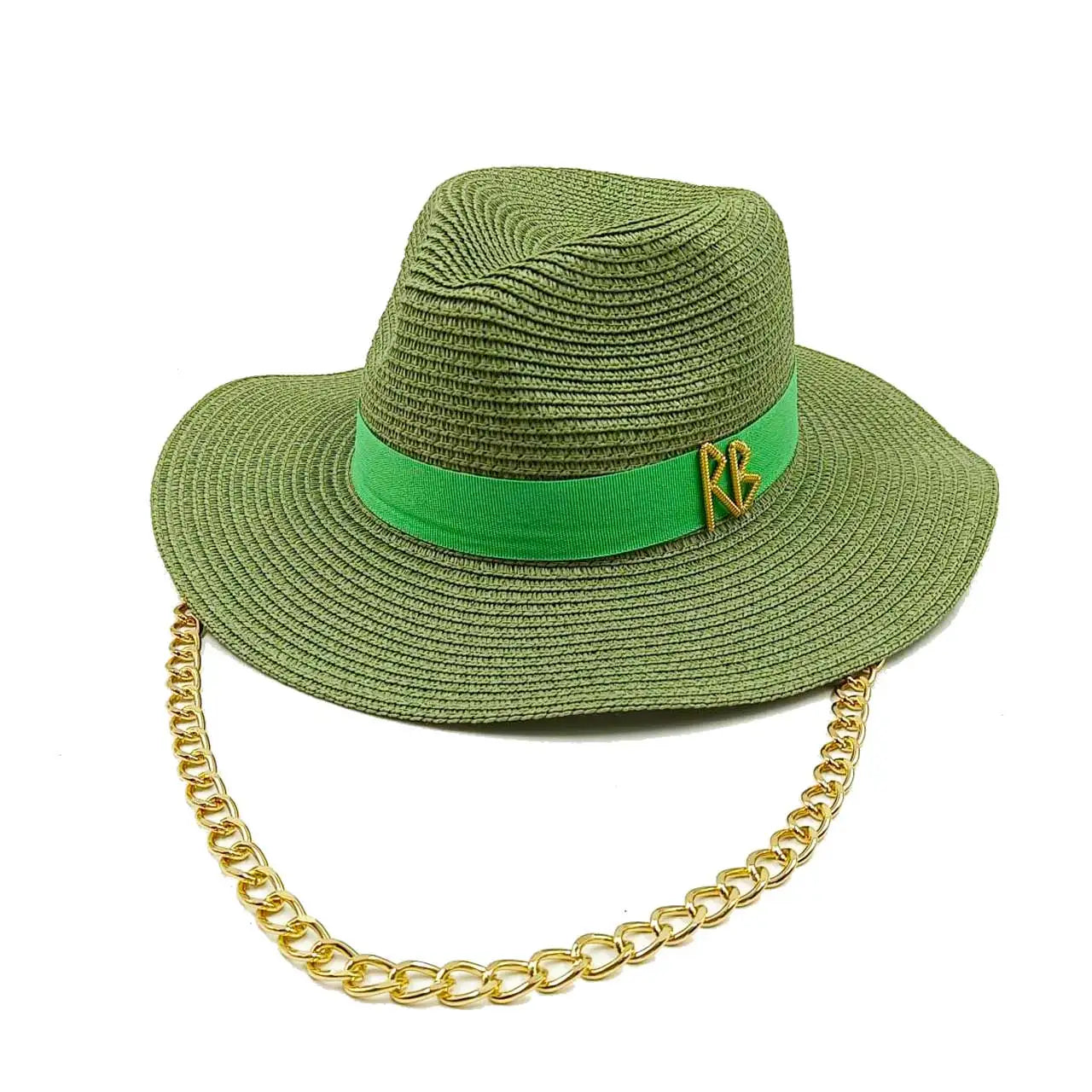 SUMMER STRAW HAT FLAT TOP