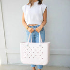 WATERPROOF EVA BEACH BASKET TOTE SOLELII