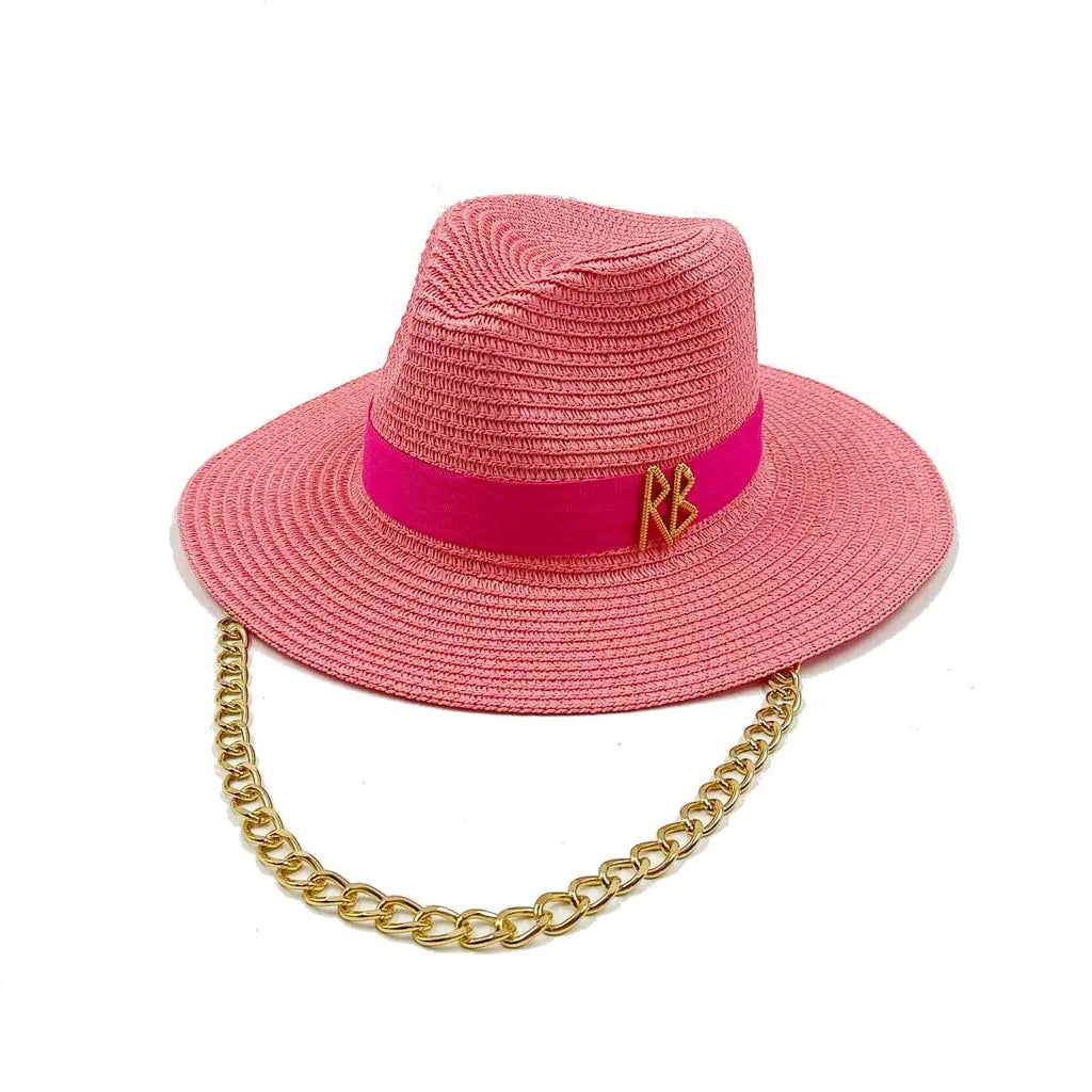 SUMMER STRAW HAT FLAT TOP