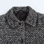 WOMEN’S TEXTURED SHORT JACKET WITH PEARL DETAILS SOLELII