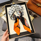 ELEGANT SQUARE SILK SCARF Test