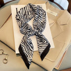 LUXURY CHAIN PRINT SILK-LIKE SCARF Test