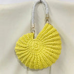 CREATIVE CONCH SHAPE CROCHET SHOULDER BAG Test
