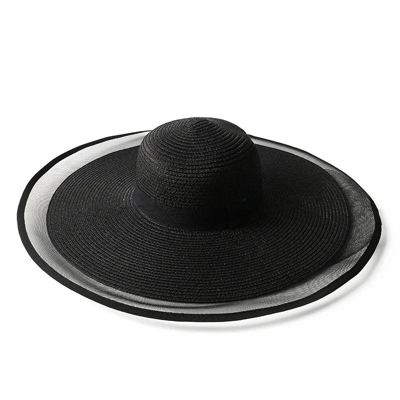 LADIES STRAW SUN HAT VINTAGE