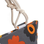 CANVAS BEACH BAG WITH PRINT SOLELII