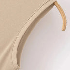 KHAKI PATCHWORK SLEEVELESS MAXI DRESS SOLELII