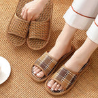 BAMBOO WOVEN SUMMER SLIPPERS SOLELII