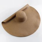 WIDE-BRIMMED STRAW SUN HAT SOLELII