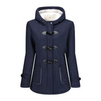 FLEECE HORN BUTTON COAT SOLELII