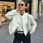 WOMEN'S CROPPED BOMBER JACKET SOLELII