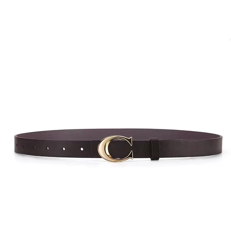MOON BUTTON MULTI-COLOR THIN BELT