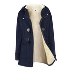 FLEECE HORN BUTTON COAT SOLELII