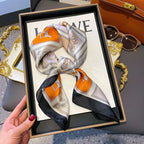 ELEGANT SQUARE SILK SCARF Test