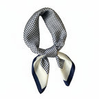 LUXURY PLAID SILK-LIKE SQUARE SCARF Test