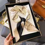 ELEGANT SQUARE SILK SCARF Test