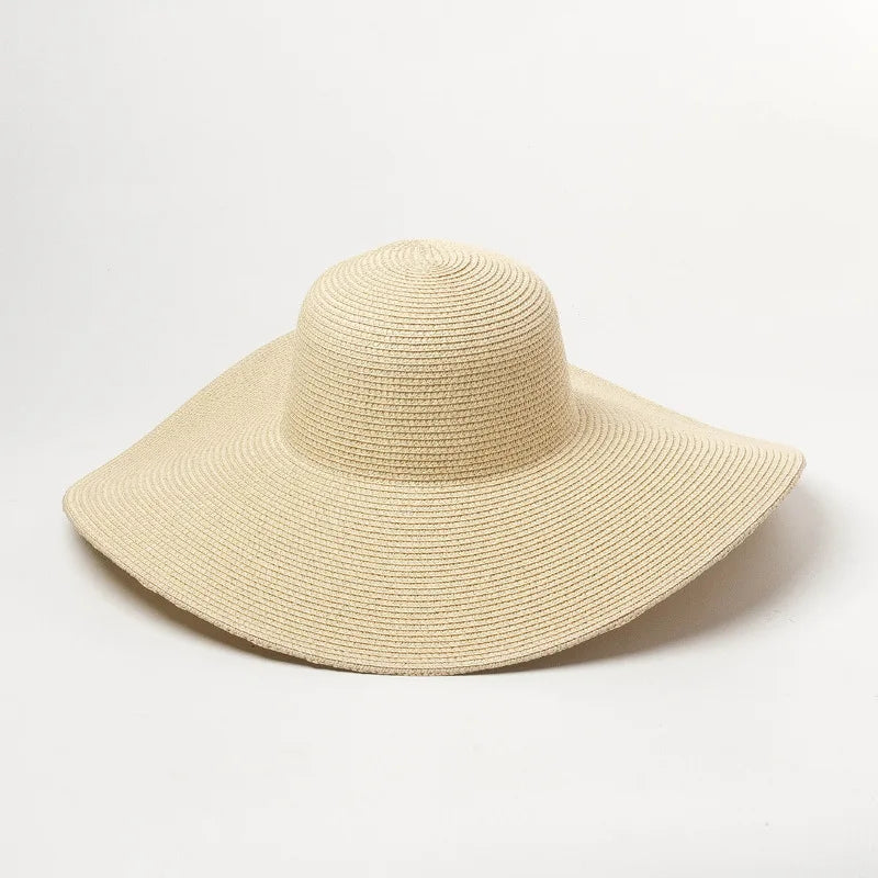 SUMMER OVERSIZED RHINESTONE SUN HAT
