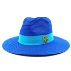 STRAW HAT WITH LACE BAND AND WIDE BRIM Test